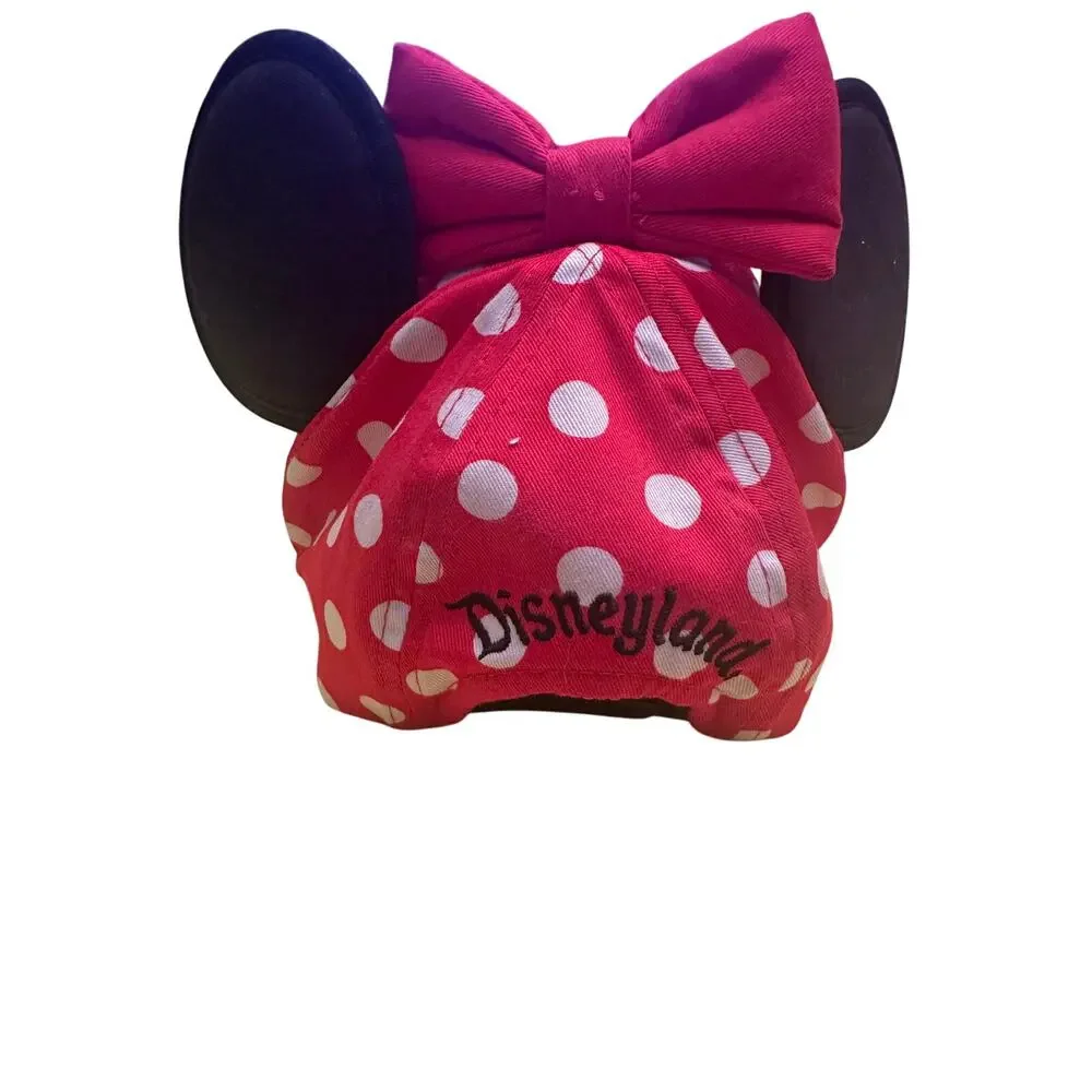 Disney Parks Minnie Mouse  Character Signature Baseball Cap with Ears